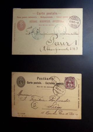 1870-1970, Collection d'entiers postaux neufs et oblitérés