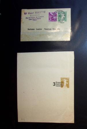 1870-1970, Collection d'entiers postaux neufs et oblitérés
