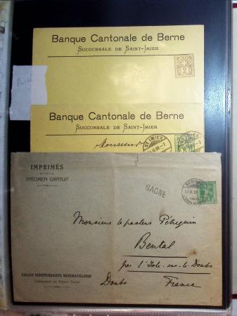 1870-1970, Collection d'entiers postaux neufs et oblitérés