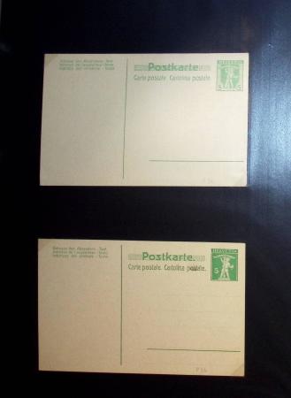 1870-1970, Collection d'entiers postaux neufs et oblitérés