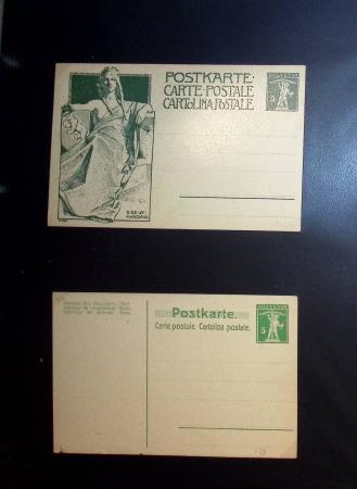 1870-1970, Collection d'entiers postaux neufs et oblitérés