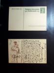 1870-1970, Collection d'entiers postaux neufs et oblitérés