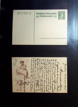 1870-1970, Collection d'entiers postaux neufs et oblitérés