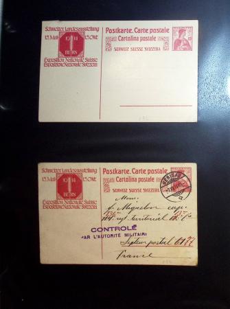 1870-1970, Collection d'entiers postaux neufs et oblitérés
