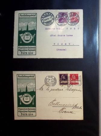 1870-1970, Collection d'entiers postaux neufs et oblitérés