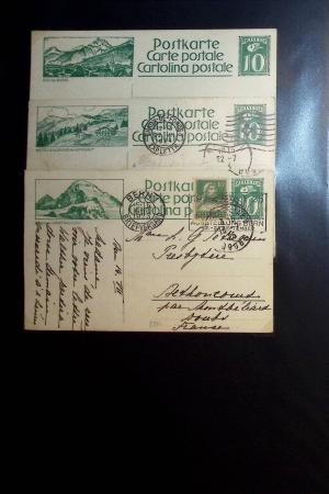 1870-1970, Collection d'entiers postaux neufs et oblitérés