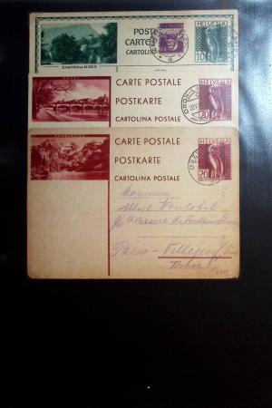 1870-1970, Collection d'entiers postaux neufs et oblitérés