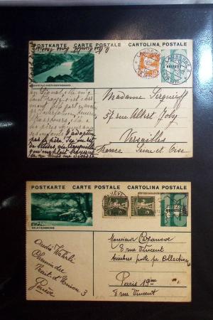 1870-1970, Collection d'entiers postaux neufs et oblitérés