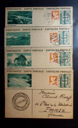 1870-1970, Collection d'entiers postaux neufs et oblitérés