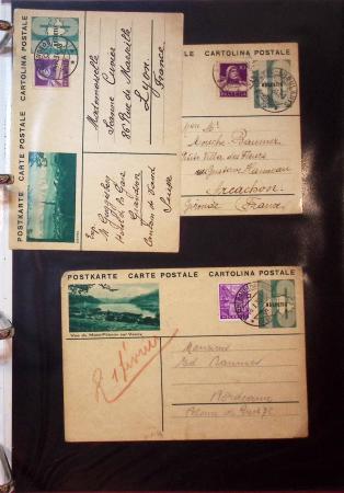 1870-1970, Collection d'entiers postaux neufs et oblitérés