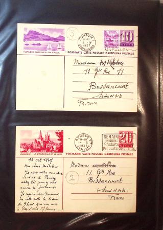 1870-1970, Collection d'entiers postaux neufs et oblitérés