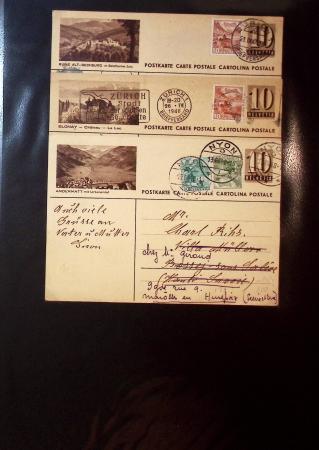 1870-1970, Collection d'entiers postaux neufs et oblitérés