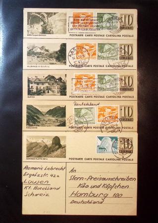 1870-1970, Collection d'entiers postaux neufs et oblitérés