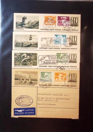 1870-1970, Collection d'entiers postaux neufs et oblitérés