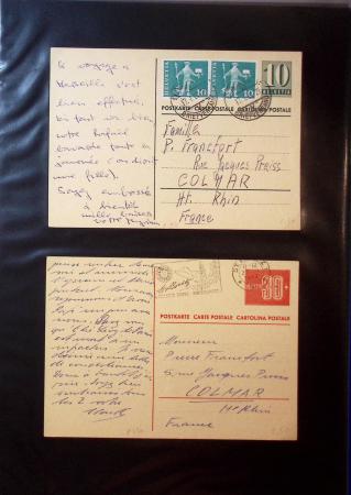 1870-1970, Collection d'entiers postaux neufs et oblitérés