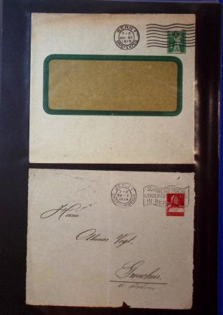 1870-1970, Collection d'entiers postaux neufs et oblitérés