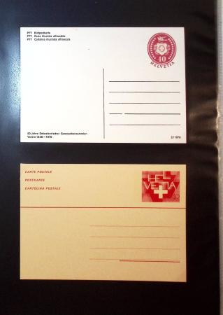 1870-1970, Collection d'entiers postaux neufs et oblitérés