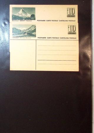 1870-1970, Collection d'entiers postaux neufs et oblitérés