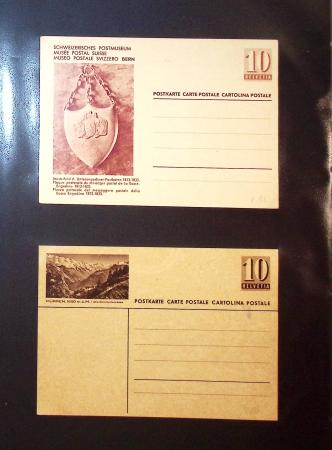 1870-1970, Collection d'entiers postaux neufs et oblitérés