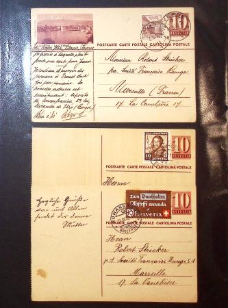 1870-1970, Collection d'entiers postaux neufs et oblitérés
