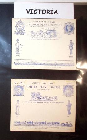 1870-1970, Collection d'entiers postaux neufs et oblitérés