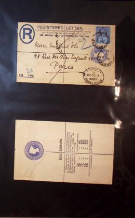 1870-1970, Collection d'entiers postaux neufs et oblitérés