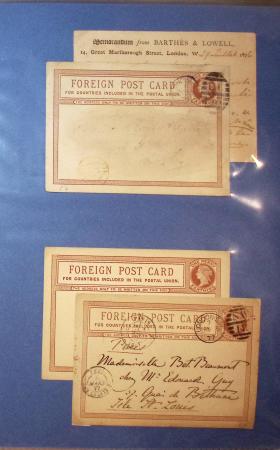 1870-1970, Collection d'entiers postaux neufs et oblitérés