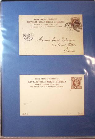 1870-1970, Collection d'entiers postaux neufs et oblitérés