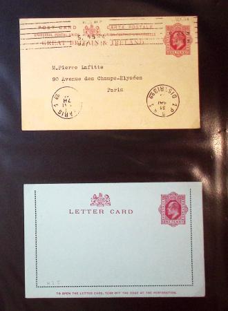1870-1970, Collection d'entiers postaux neufs et oblitérés
