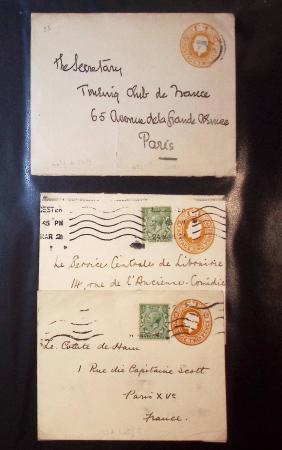 1870-1970, Collection d'entiers postaux neufs et oblitérés