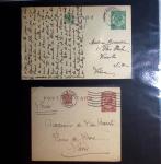 1870-1970, Collection d'entiers postaux neufs et oblitérés