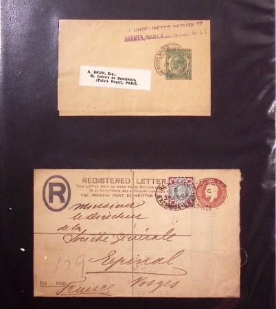1870-1970, Collection d'entiers postaux neufs et oblitérés