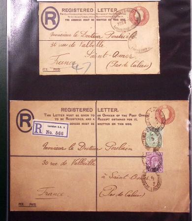 1870-1970, Collection d'entiers postaux neufs et oblitérés