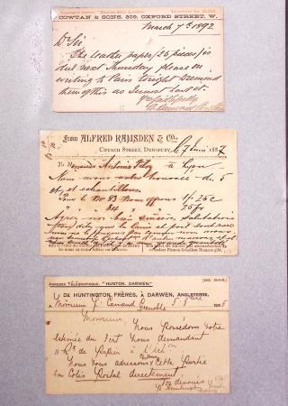 1870-1970, Collection d'entiers postaux neufs et oblitérés