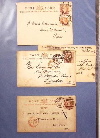 1870-1970, Collection d'entiers postaux neufs et oblitérés
