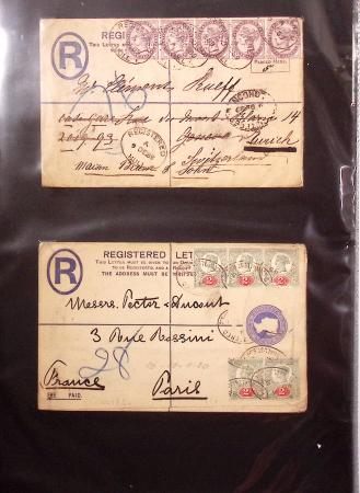 1870-1970, Collection d'entiers postaux neufs et oblitérés
