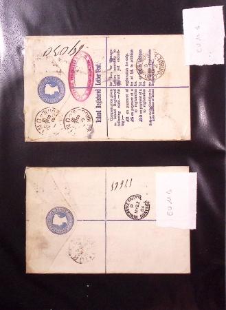 1870-1970, Collection d'entiers postaux neufs et oblitérés