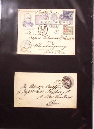 1870-1970, Collection d'entiers postaux neufs et oblitérés
