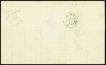 N°42Bg 5c vert, cinq exemplaires, obl. GC 2046D sur