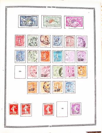 1849-1970, Collection de FRANCE en un album (1849-1963)