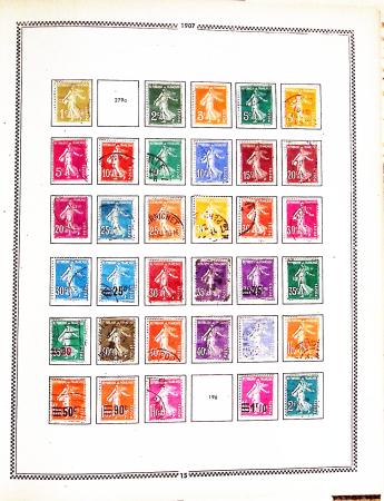 1849-1970, Collection de FRANCE en un album (1849-1963)