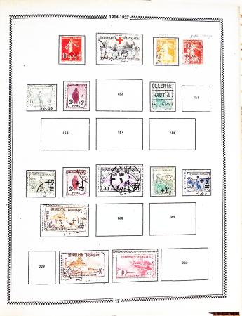 1849-1970, Collection de FRANCE en un album (1849-1963)