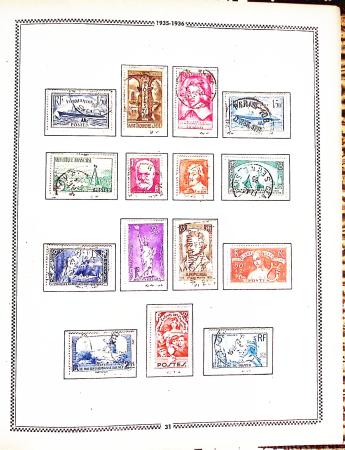 1849-1970, Collection de FRANCE en un album (1849-1963)