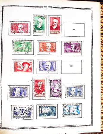 1849-1970, Collection de FRANCE en un album (1849-1963)