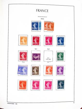 1849-1998 Collection de FRANCE en neuf en un album