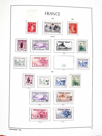 1849-1998 Collection de FRANCE en neuf en un album