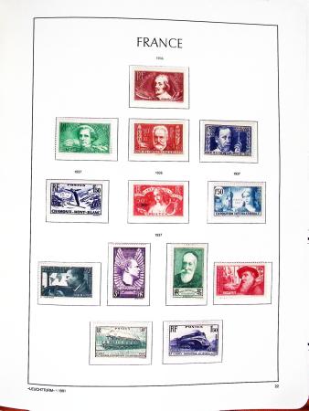 1849-1998 Collection de FRANCE en neuf en un album