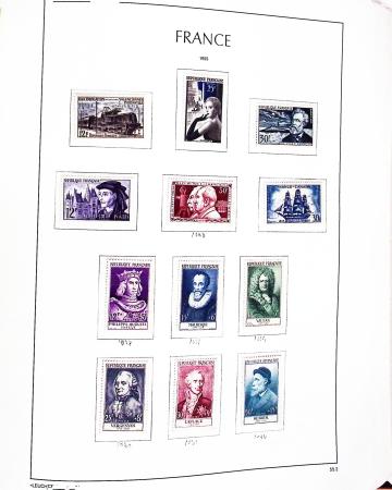 1849-1998 Collection de FRANCE en neuf en un album