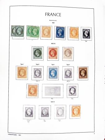 1849-1998 Collection de FRANCE en neuf en un album