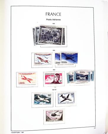 1849-1998 Collection de FRANCE en neuf en un album